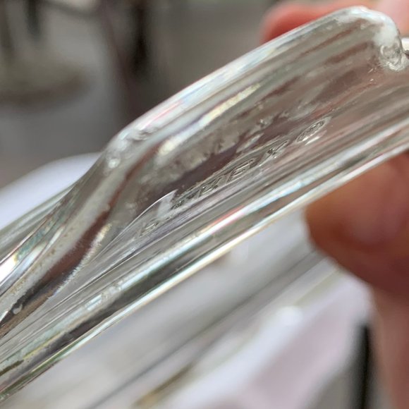 Vtg Pyrex Woodland Pattern (White on Light Brown) Casserole Dish #472-B - 1.5 Pt - Picture 13 of 15